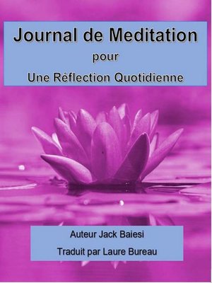 cover image of Journal de méditation pour une réflexion quotidienne